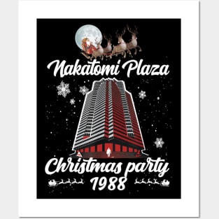 Nakatomi Plaza 1988 Christmas Party Posters and Art